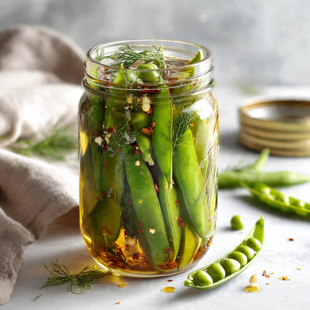 Snap Pea Pickles