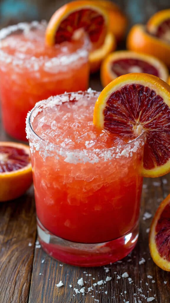 Coconut Blood Orange Margaritas