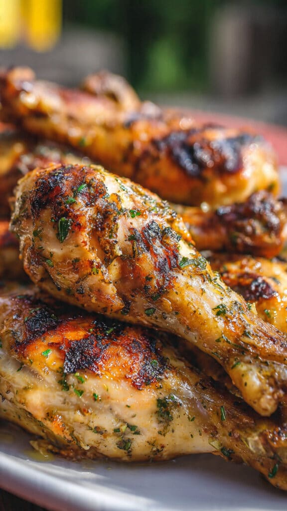 Grilled Butterflied Garlic Butter Chicken Drumsticks 7 Grilled Butterflied Garlic Butter Chicken Drumsticks