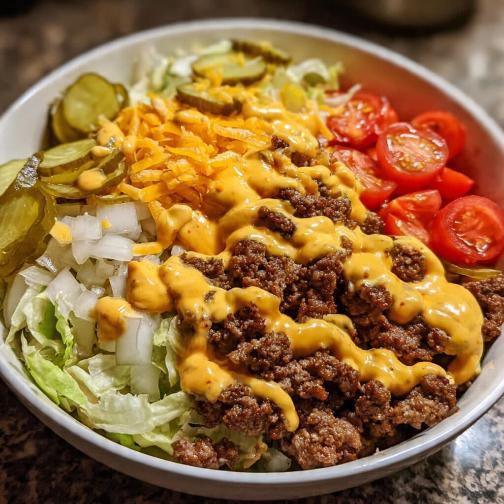 Big Mac Burger Bowl