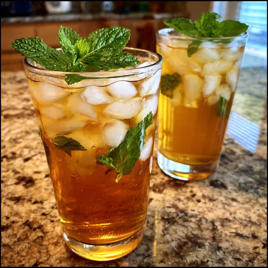Honey Mint Green Iced Tea