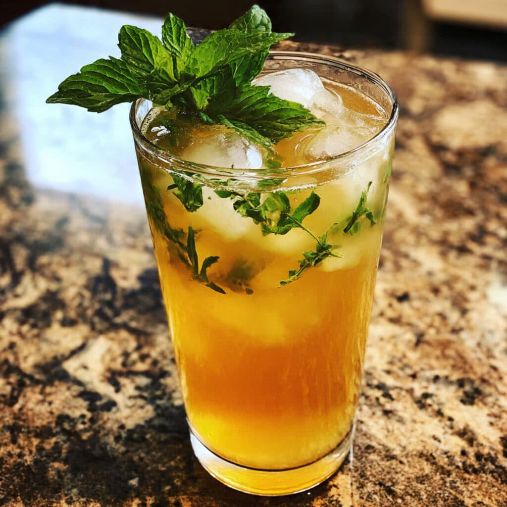 Honey Mint Green Iced Tea