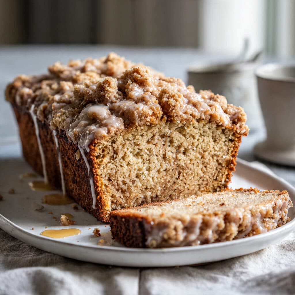 Cinnamon Crumb Banana Bread