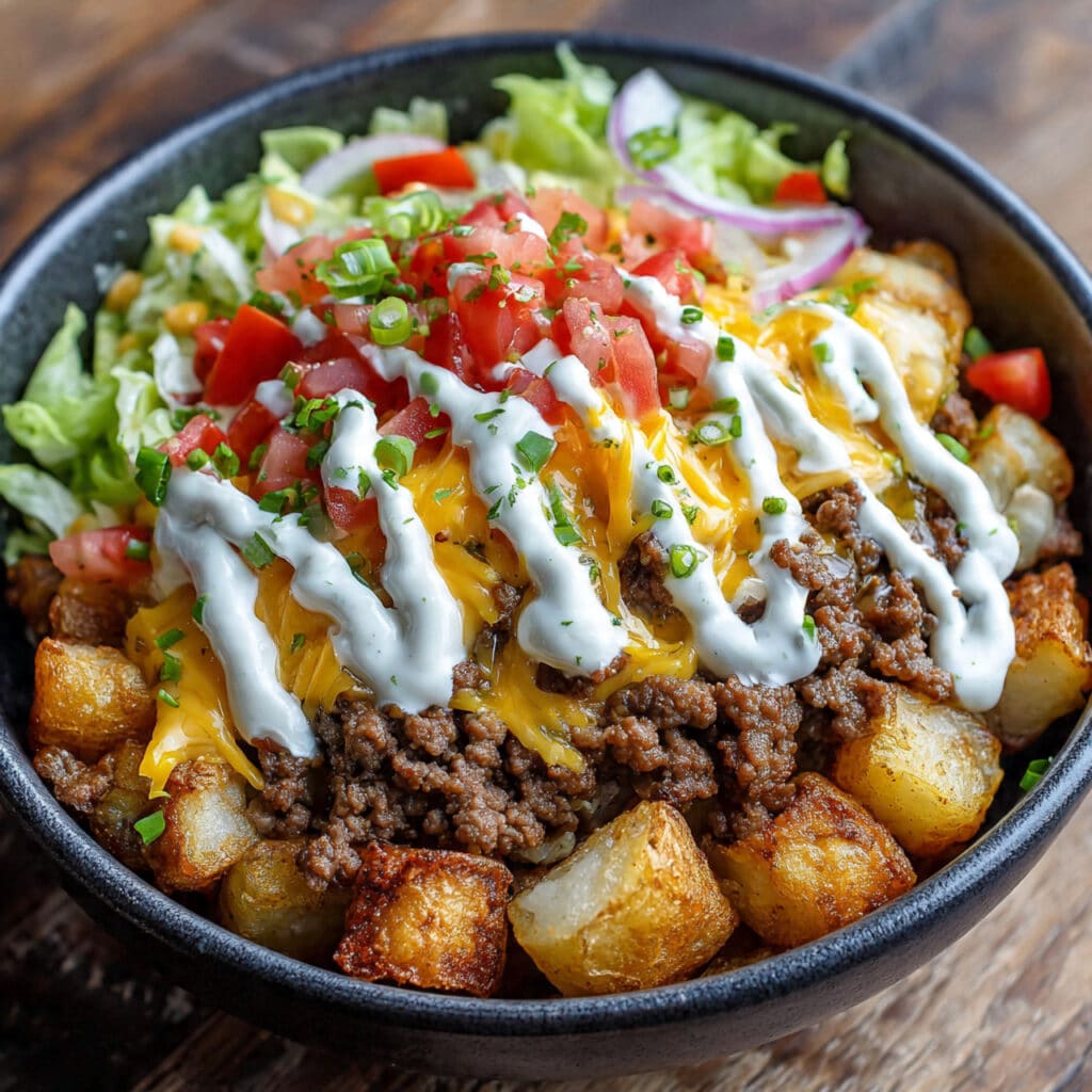 Loaded Potato Big Mac Bowl