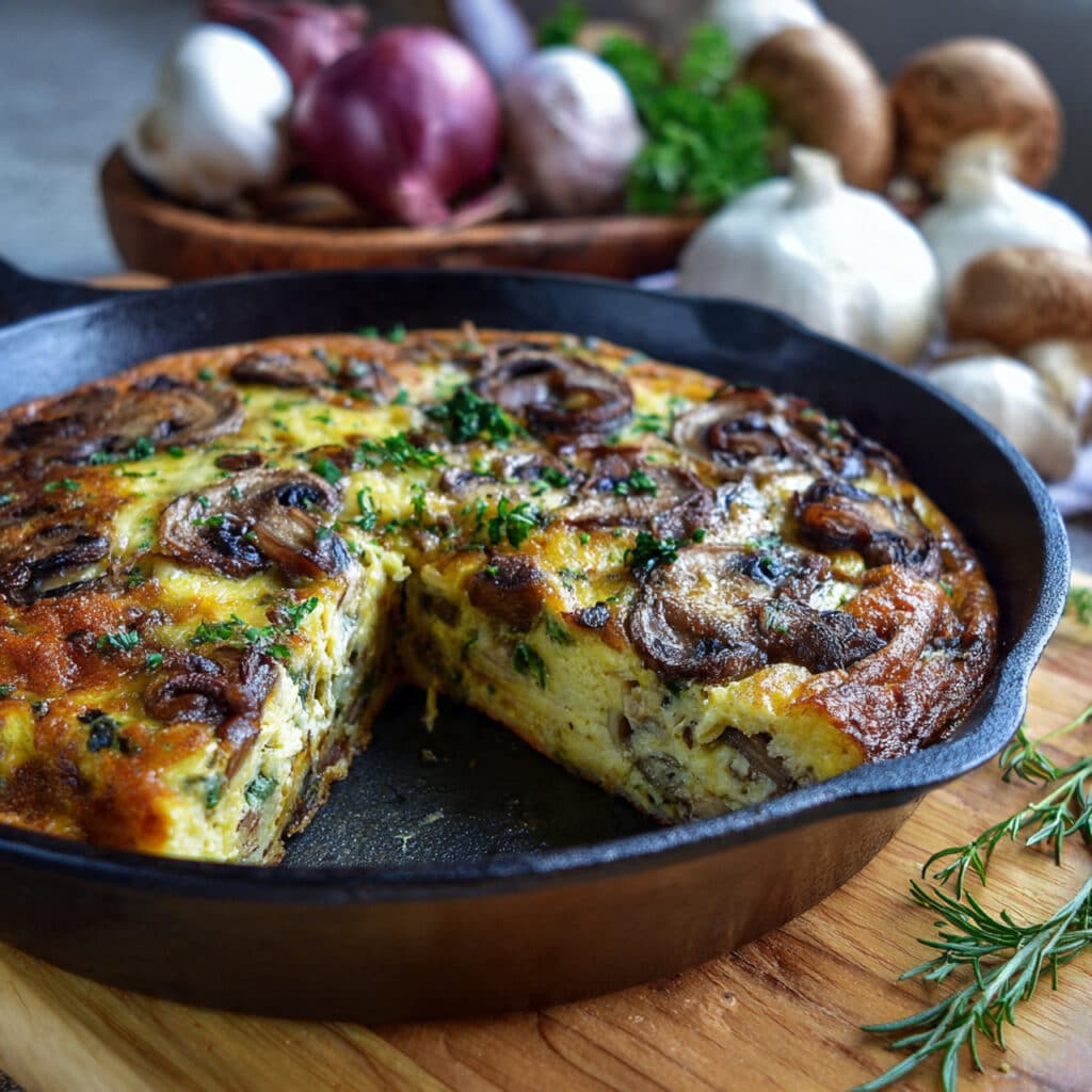 Mushroom Frittata