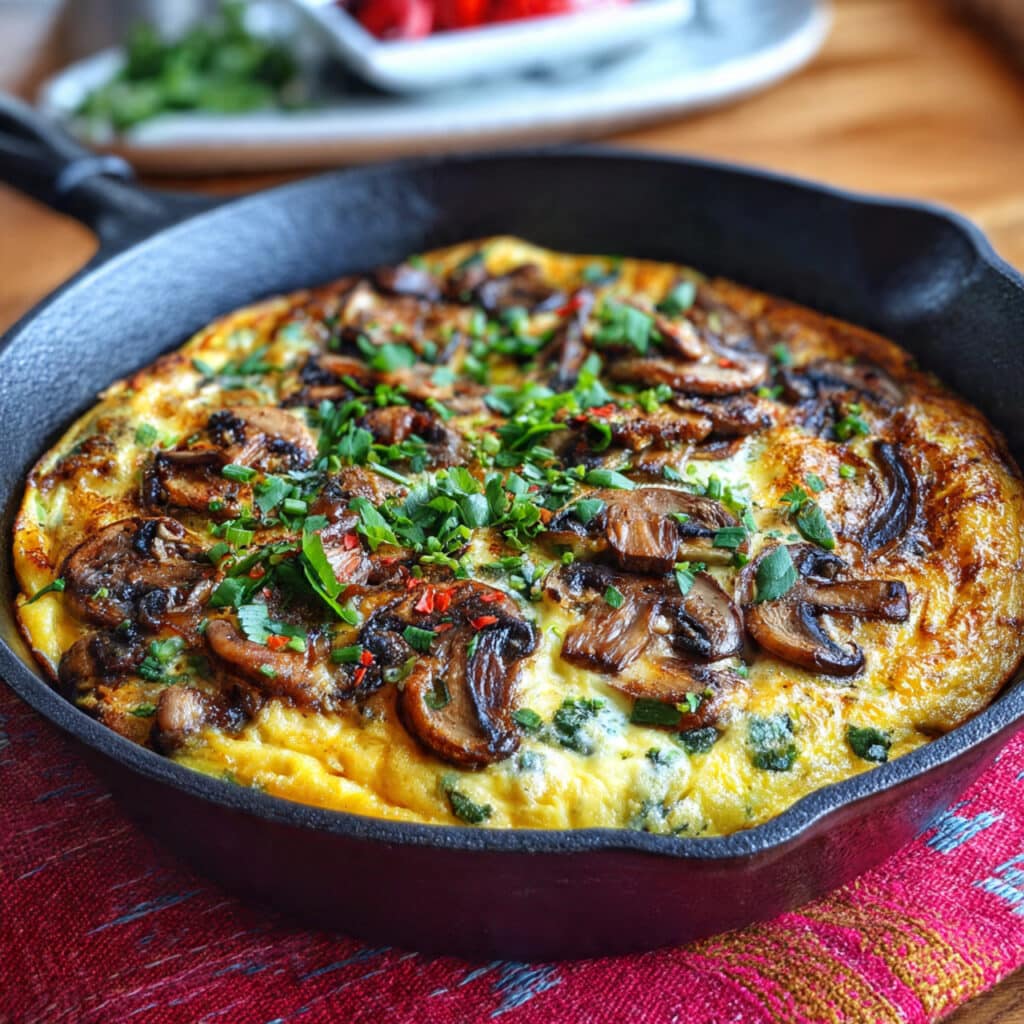 Mushroom Frittata