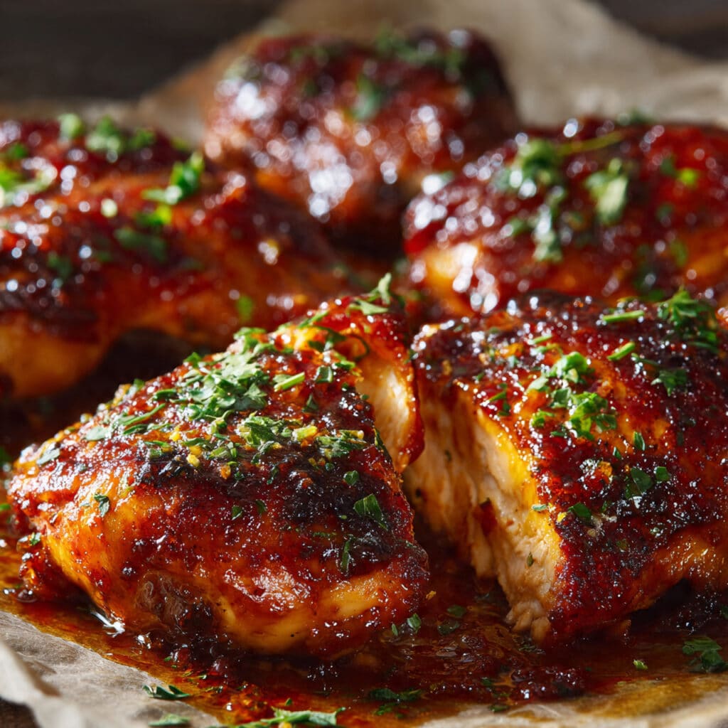 Oven Roasted BBQ Chicken