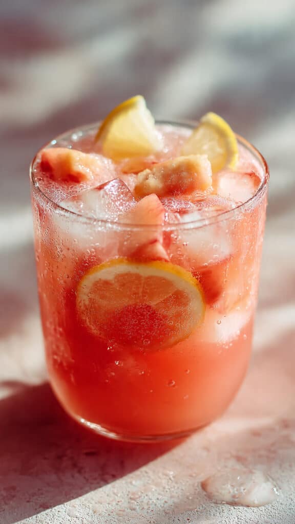 Peach and Guava Lemonade Punch