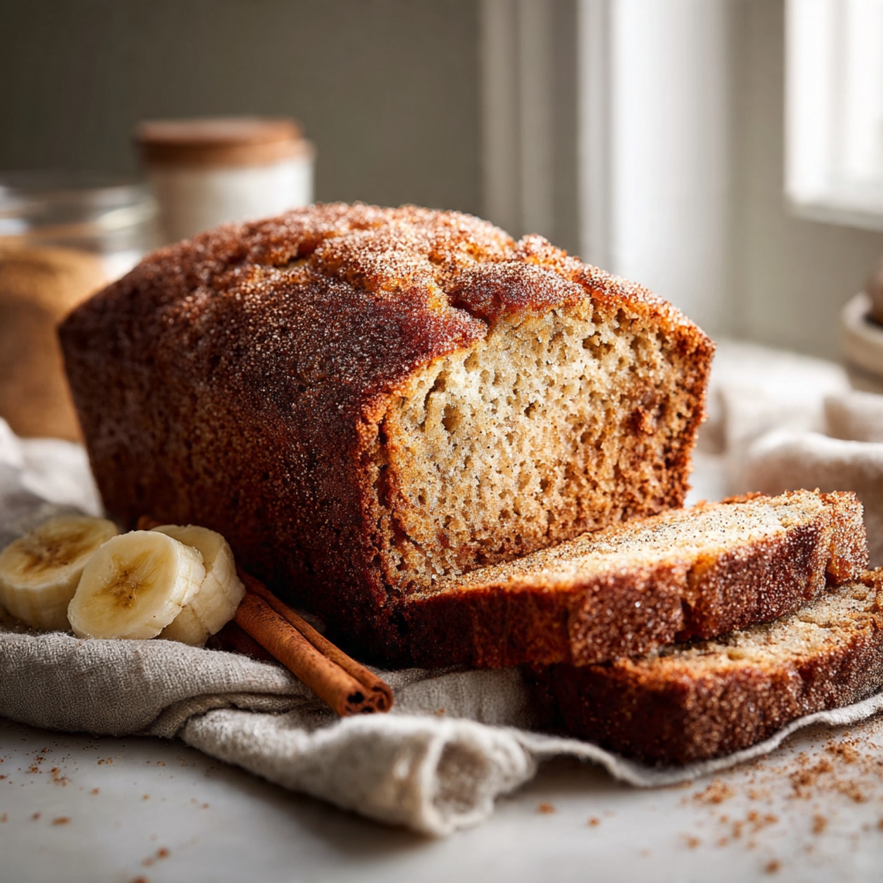 Snickerdoodle Banana Bread