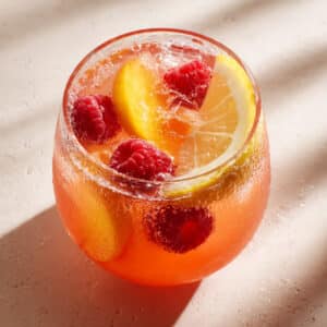 Raspberry Peach Lemonade