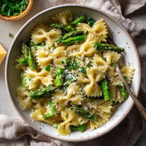 Asparagus Bow Tie Pasta