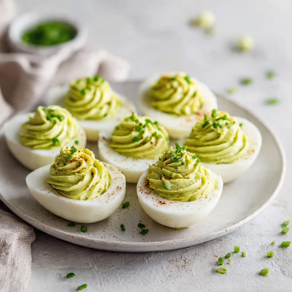 Avocado Deviled Eggs