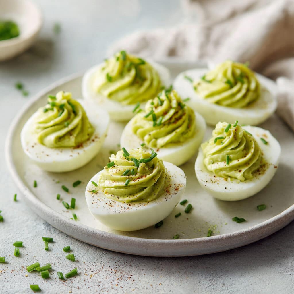 Avocado Deviled Eggs