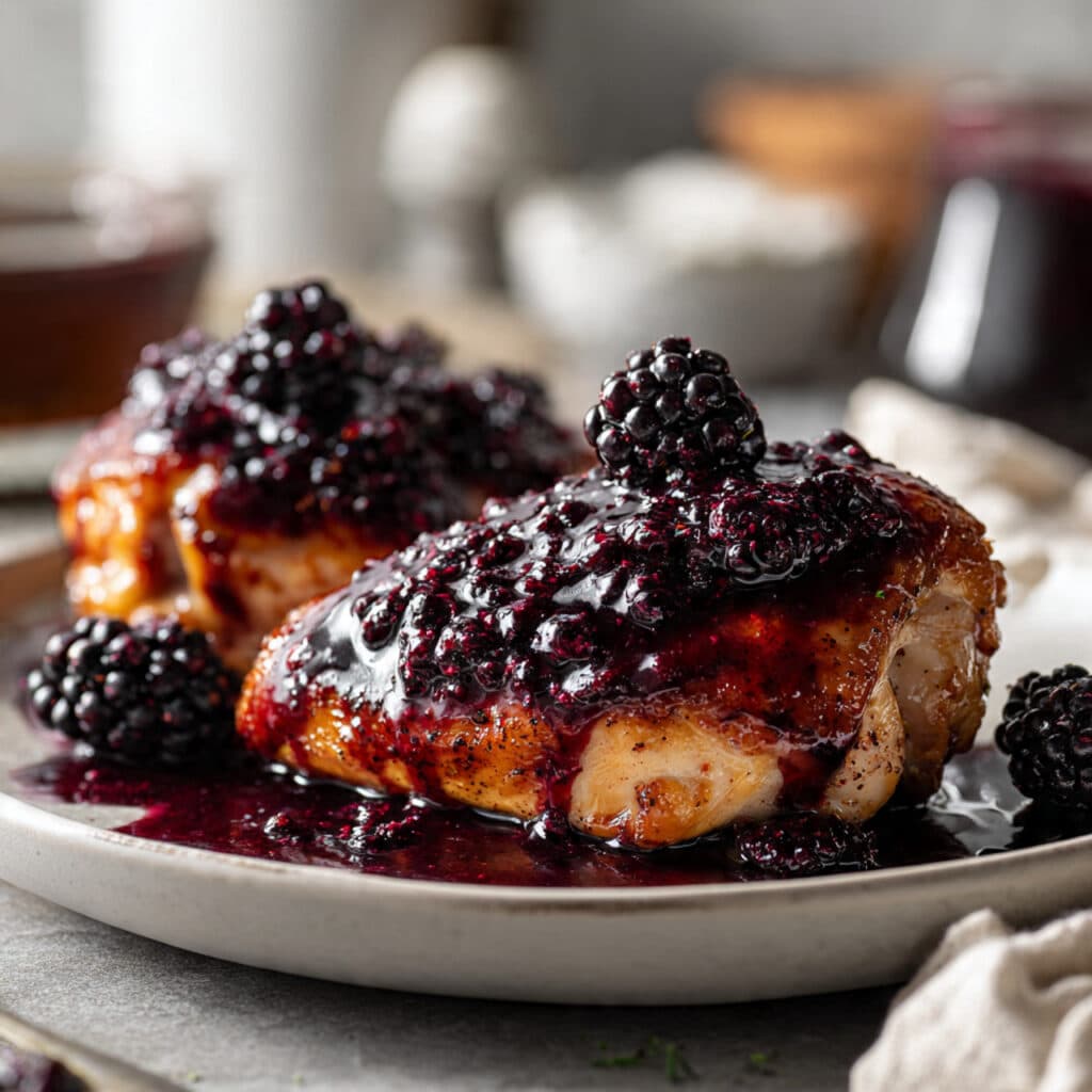Bourbon Blackberry Chicken 6 Bourbon Blackberry Chicken
