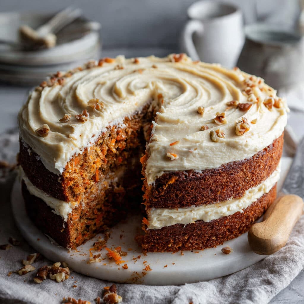 Brown Butter Carrot Cake with Cream Cheese Frosting
