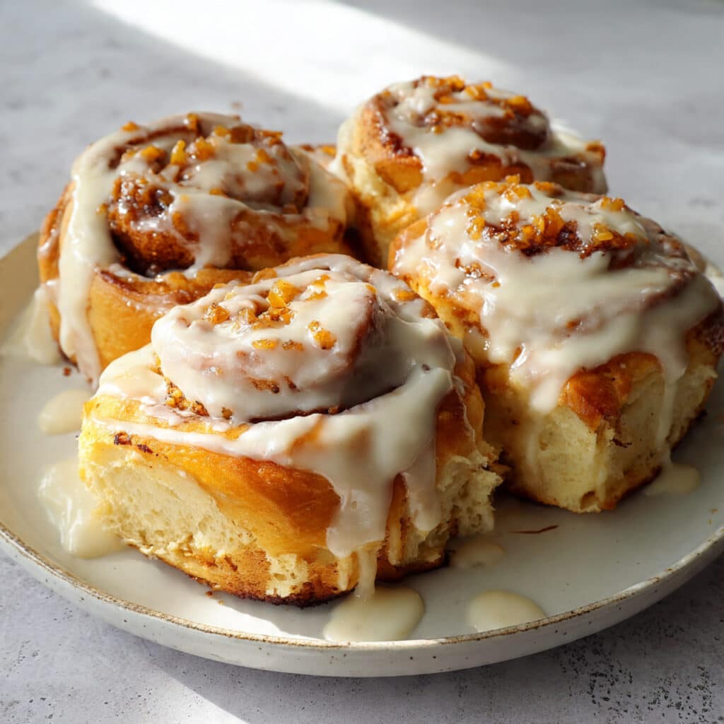 Carrot Cake Cinnamon Rolls