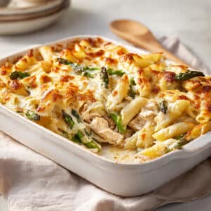 Chicken and Asparagus Pasta Bake