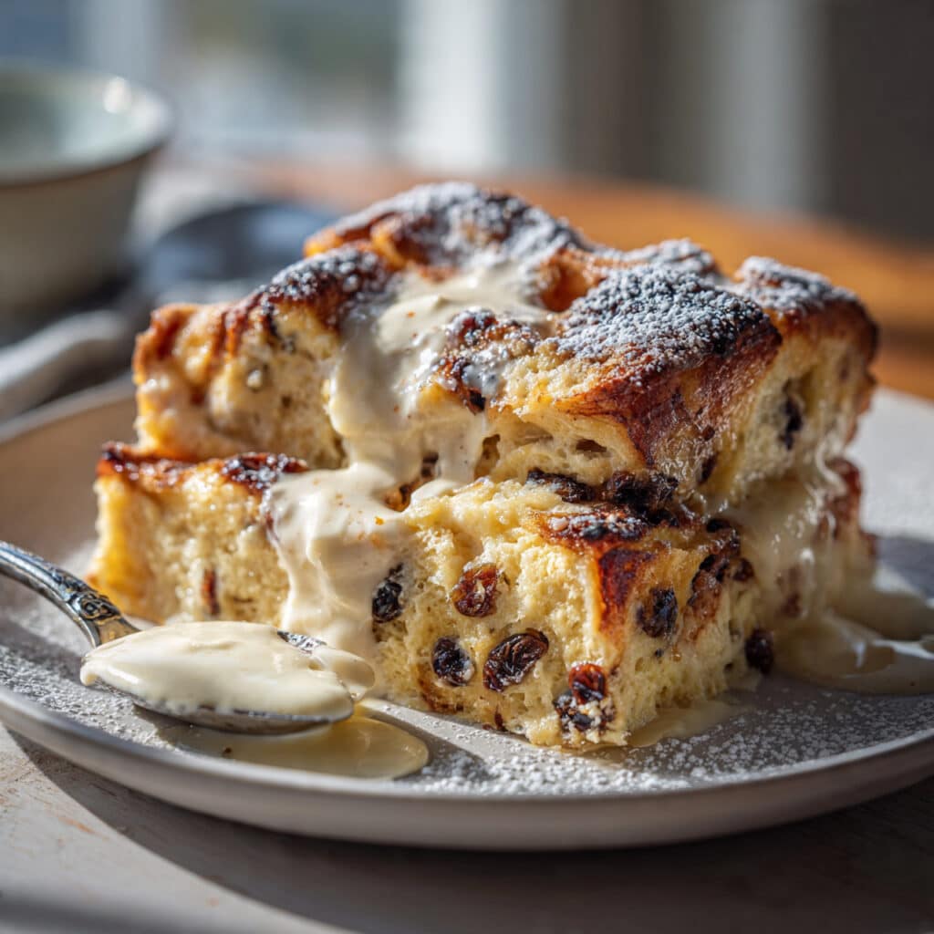 Hot Cross Bun Bread and Butter Pudding 8 Hot Cross Bun Bread Butter Pudding