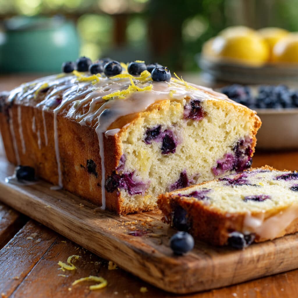 Lemon Blueberry Bread 7 Lemon Blueberry Bread