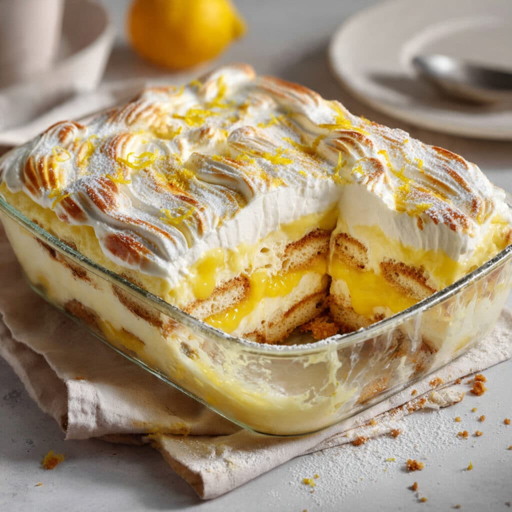 Lemon Tiramisu with Lemon Curd