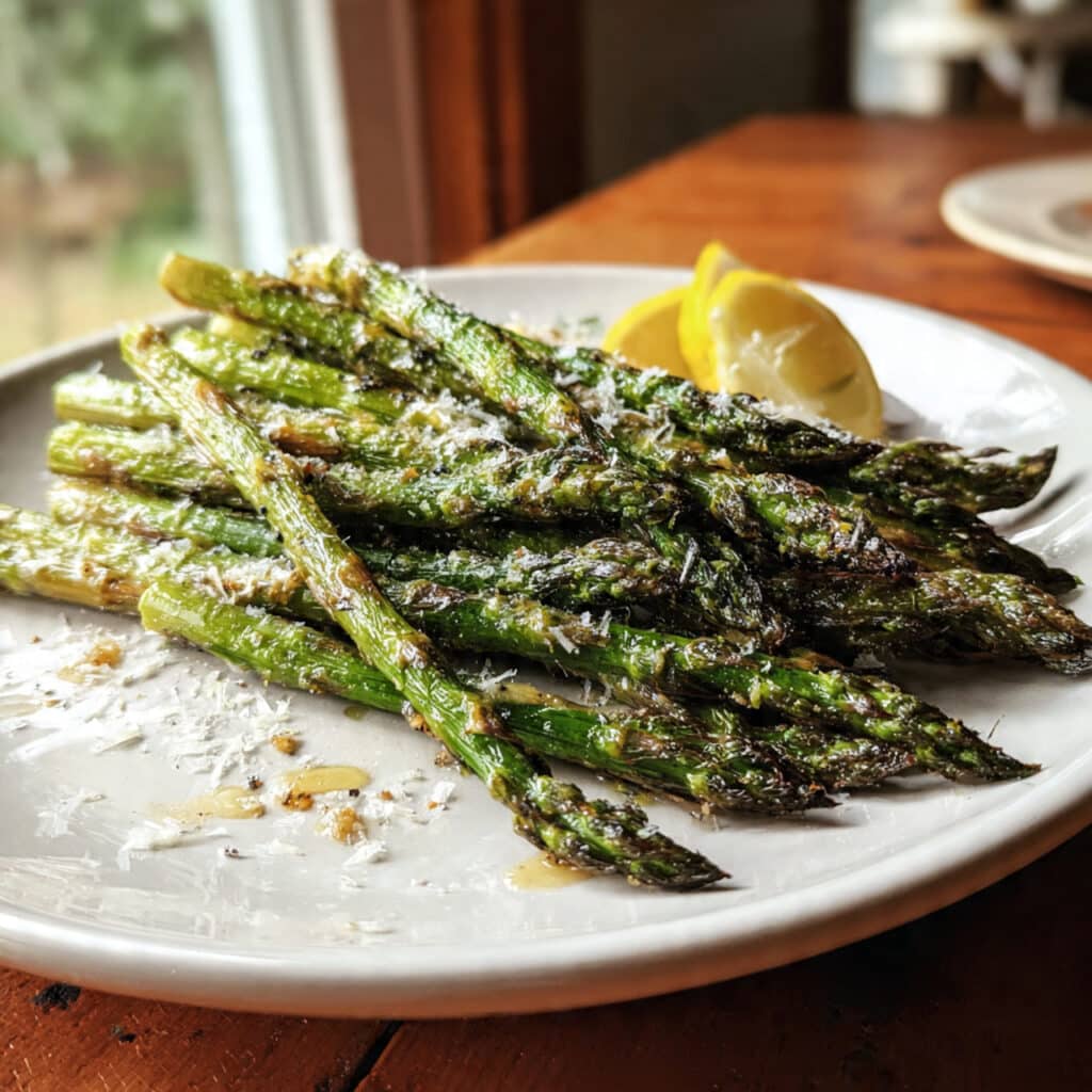 Oven Roasted Parmesan Asparagus