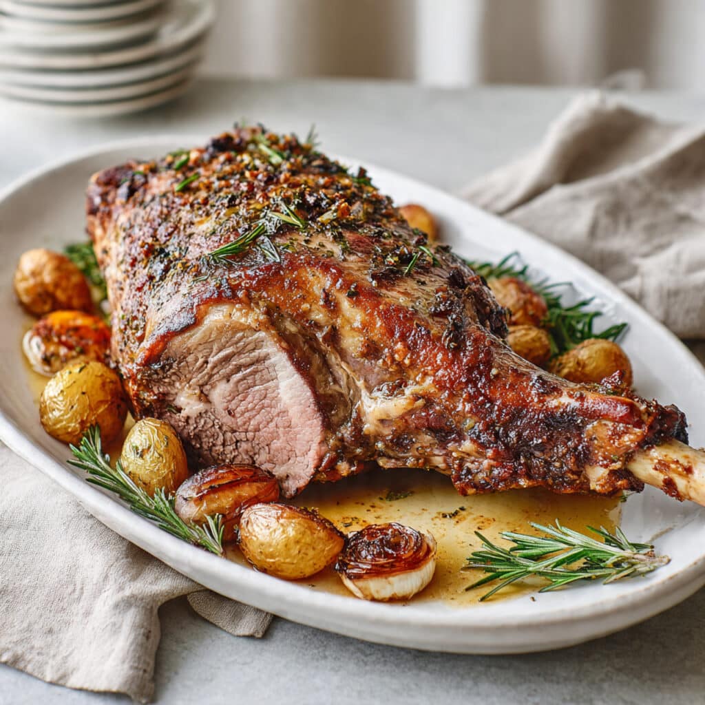 Roasted Leg of Lamb
