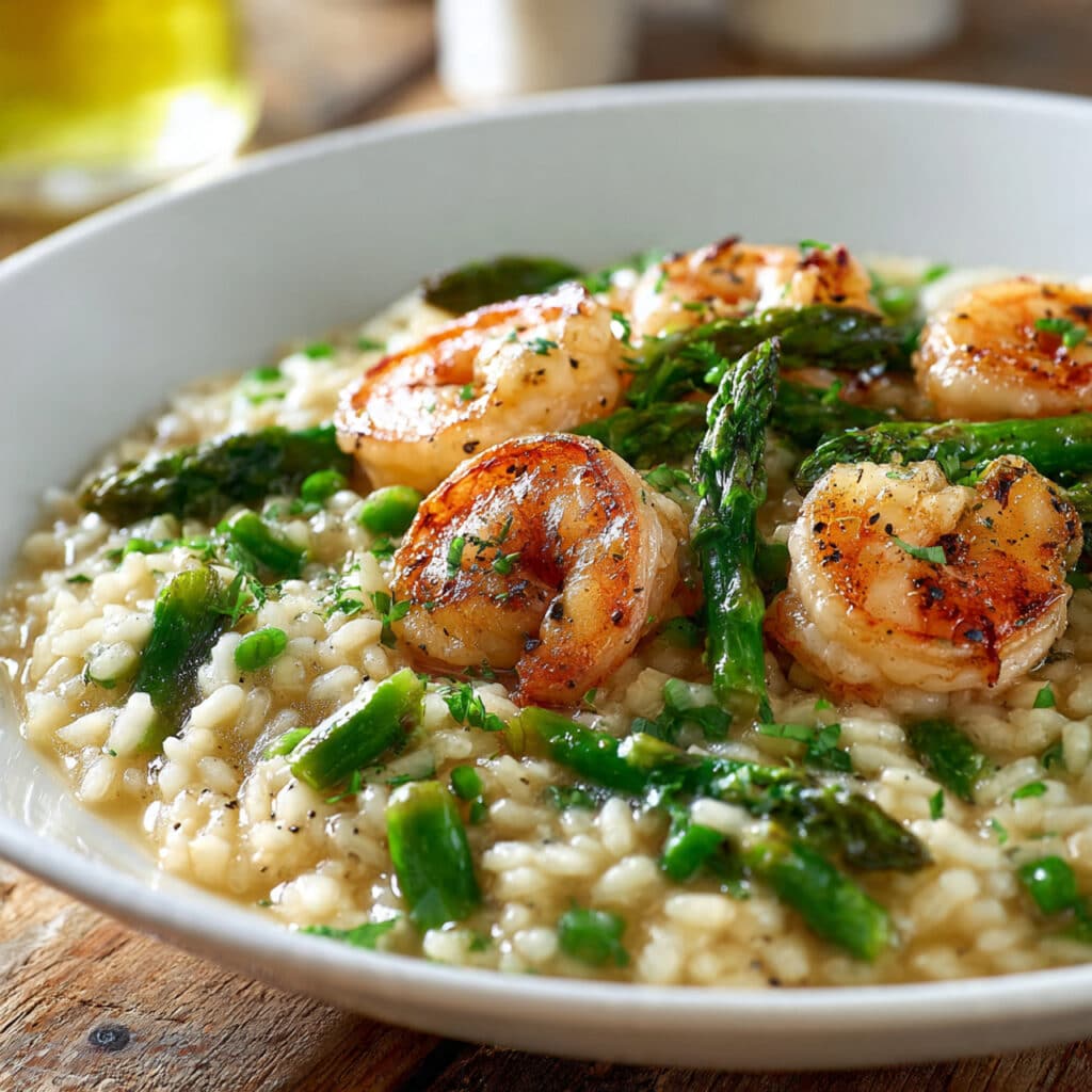 Shrimp and Asparagus Risotto 8 Shrimp and Asparagus Risotto
