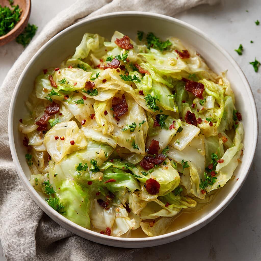 Southern Cooked Cabbage