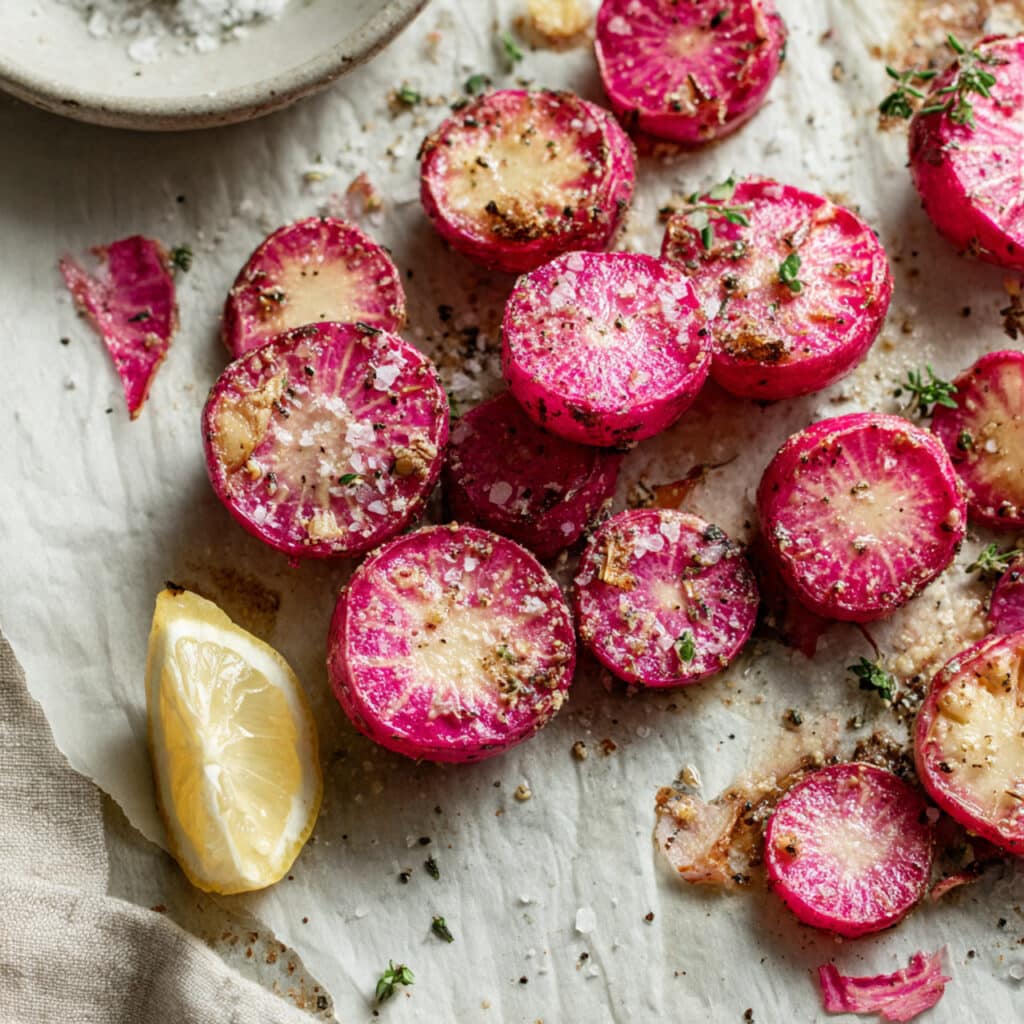 Smashed Radishes