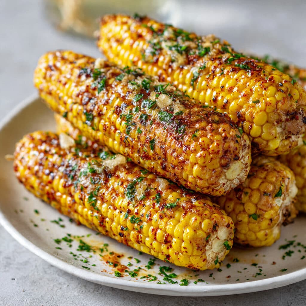 Smoked Paprika Garlic Butter Corn on the Cob