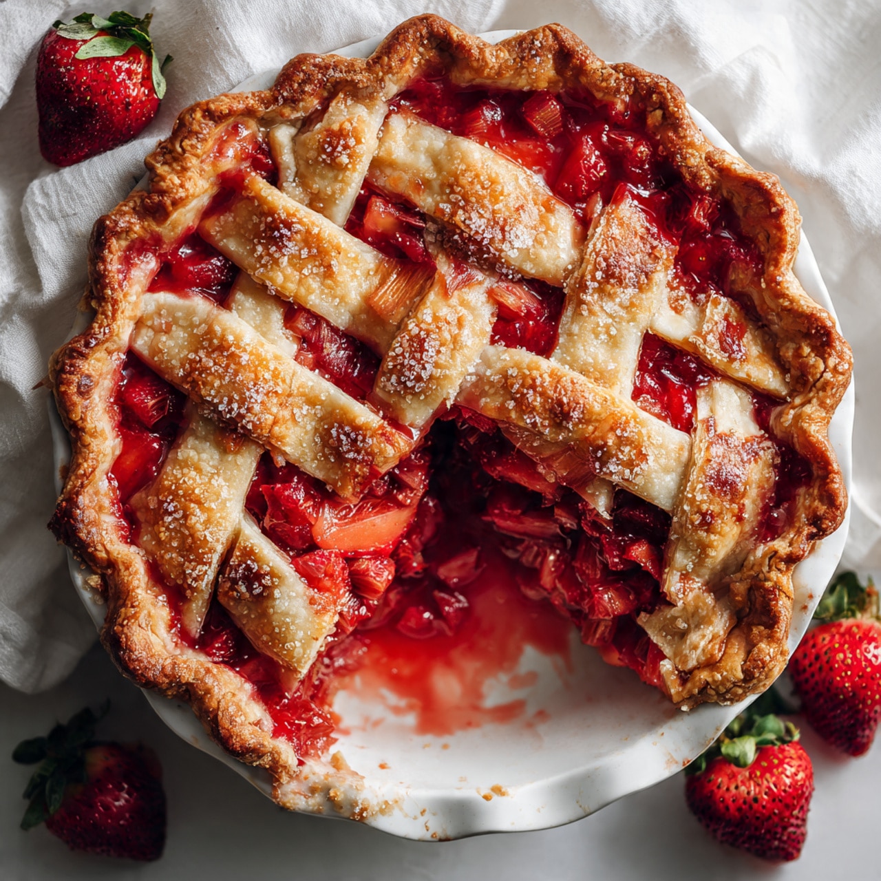Strawberry Rhubarb Pie