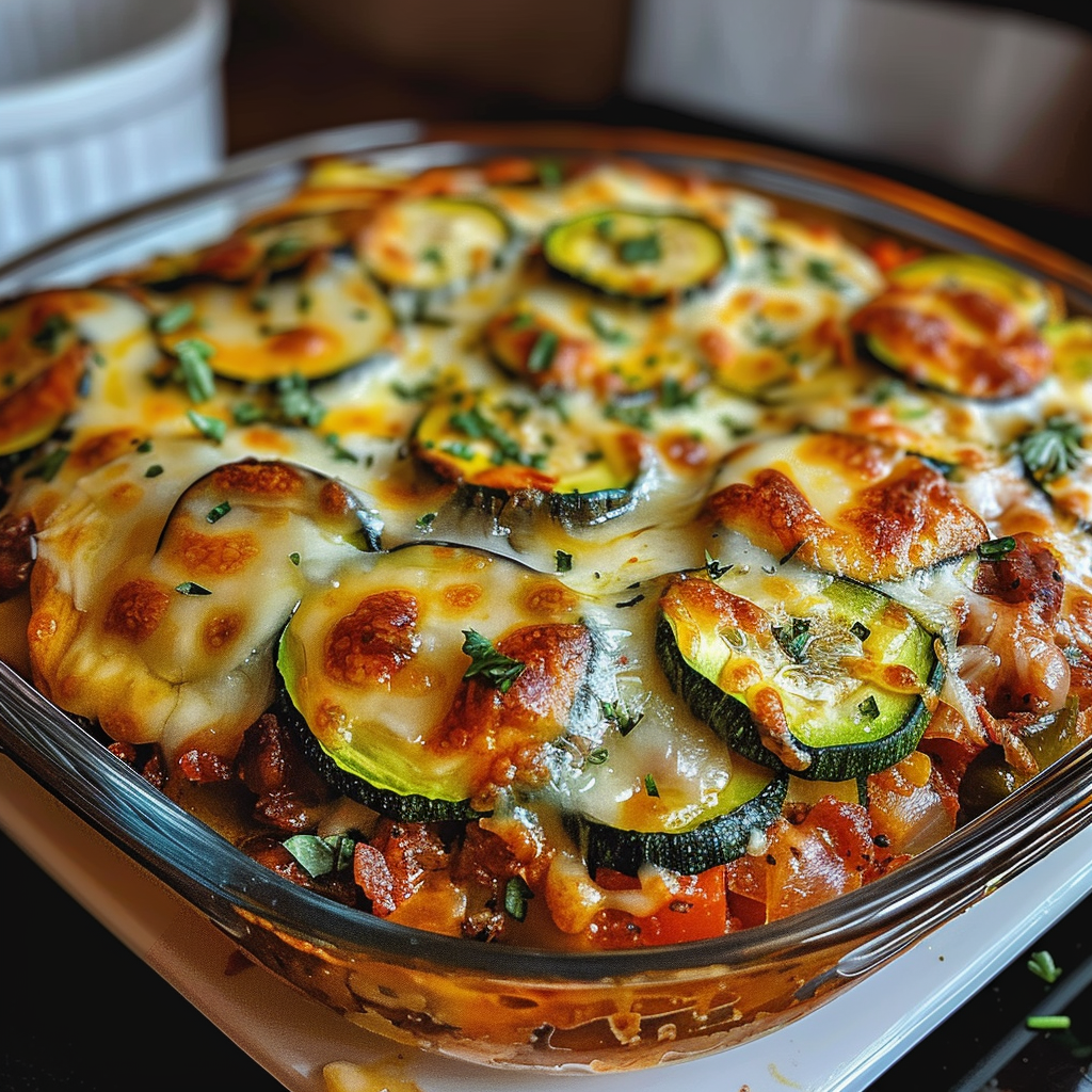 Zucchini Pizza Casserole