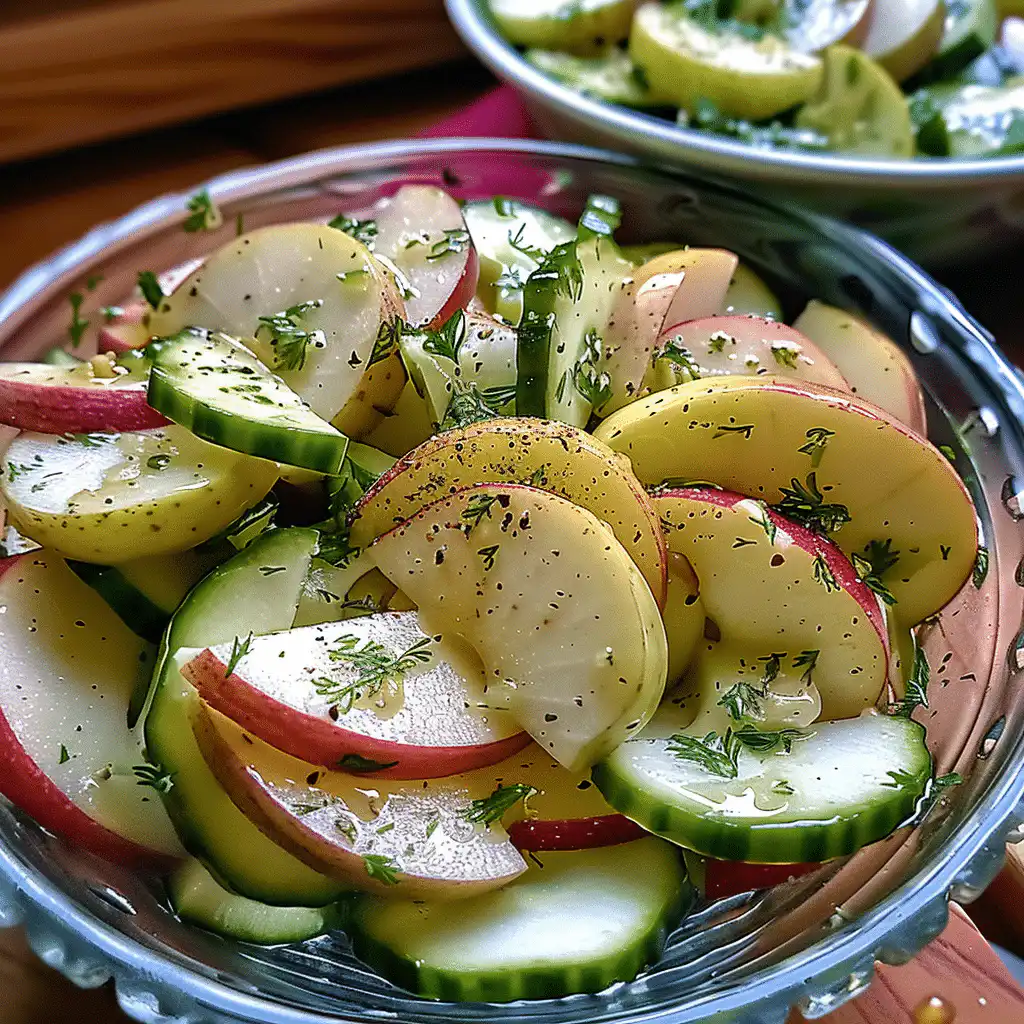 Apple Pear Cucumber Salad