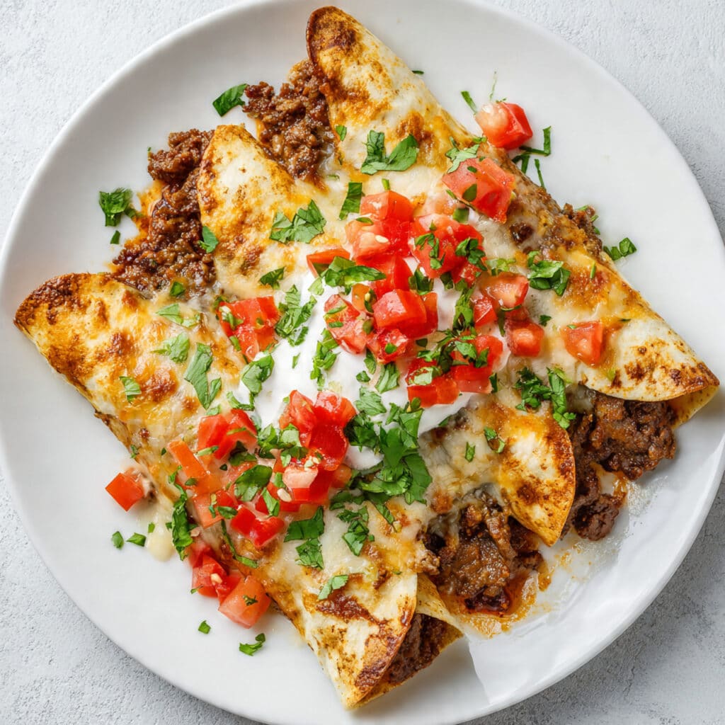 5 Ingredient Beef Enchiladas