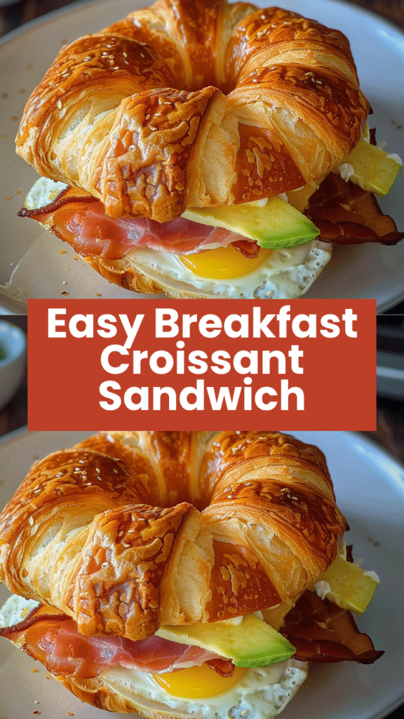 Breakfast Croissant Sandwich