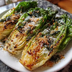 Grilled Romaine Caesar Salad