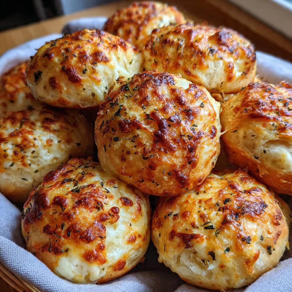 Cottage Cheese Garlic Rolls