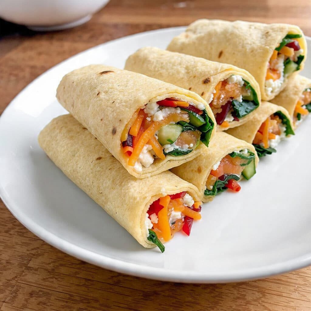 Vegetable Tortilla Roll Ups
