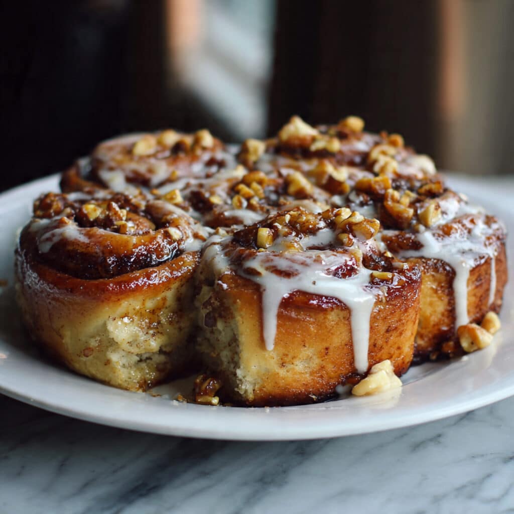 Banana Bread Cinnamon Rolls 8 Banana Bread Cinnamon Rolls