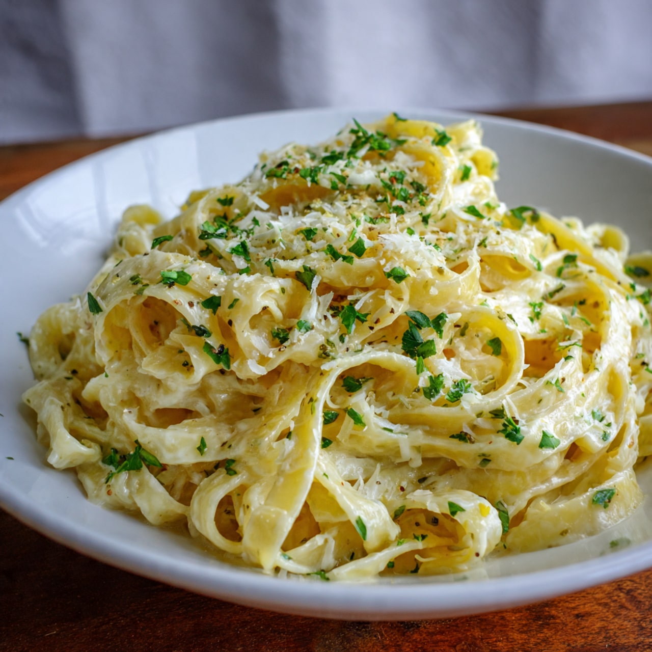 One Pot Creamy Garlic Pasta