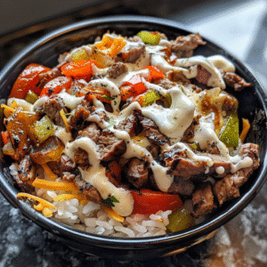 Philly Cheesesteak Bowls