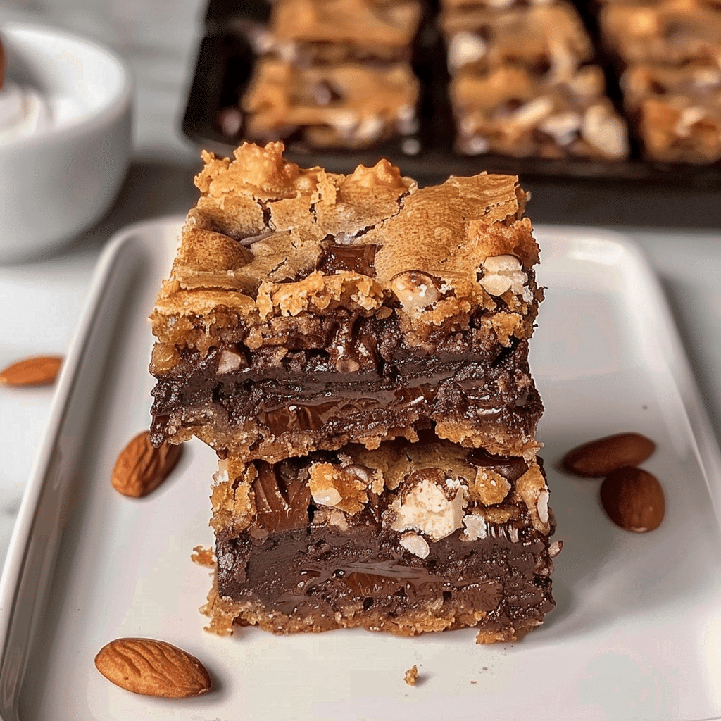 German Chocolate Cookie Bars