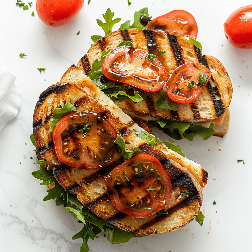 Grilled Balsamic Vinaigrette Sandwich Melt 7 Grilled Balsamic Vinaigrette Sandwich Melt