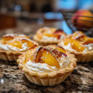 Mini Peach and Cream Cheese Tarts: A Flavorful Delight
