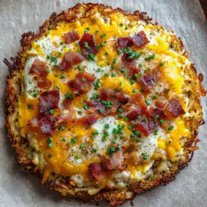 Hash Brown Breakfast Pizza