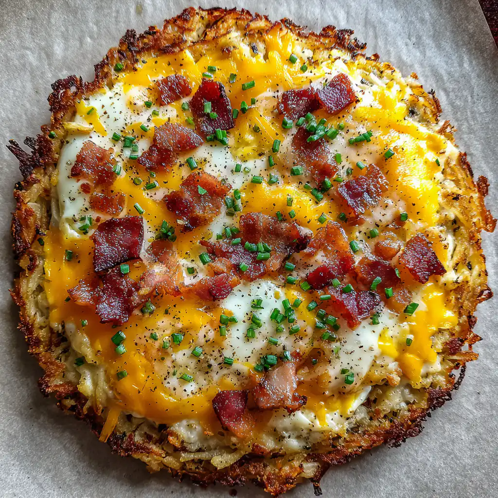 Hash Brown Breakfast Pizza