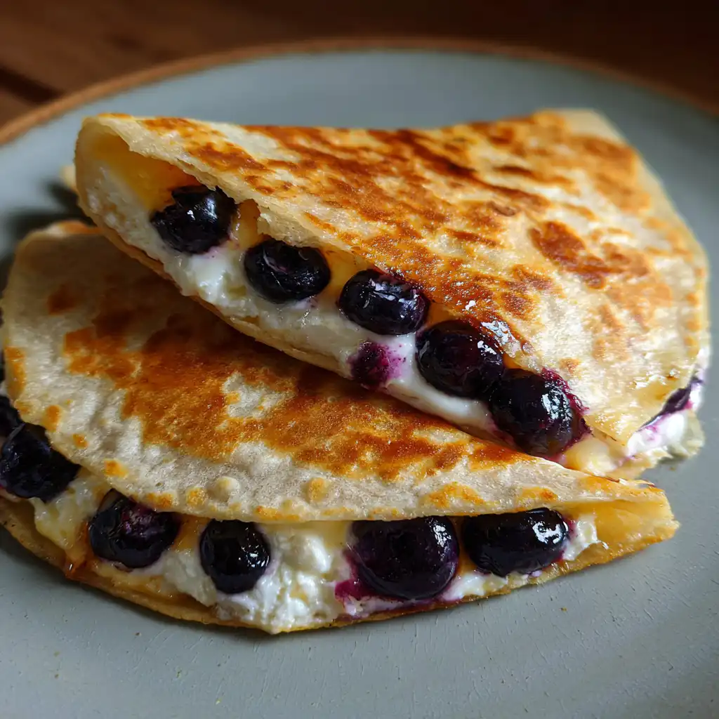 Delicious Blueberry Breakfast Quesadilla for Everyone