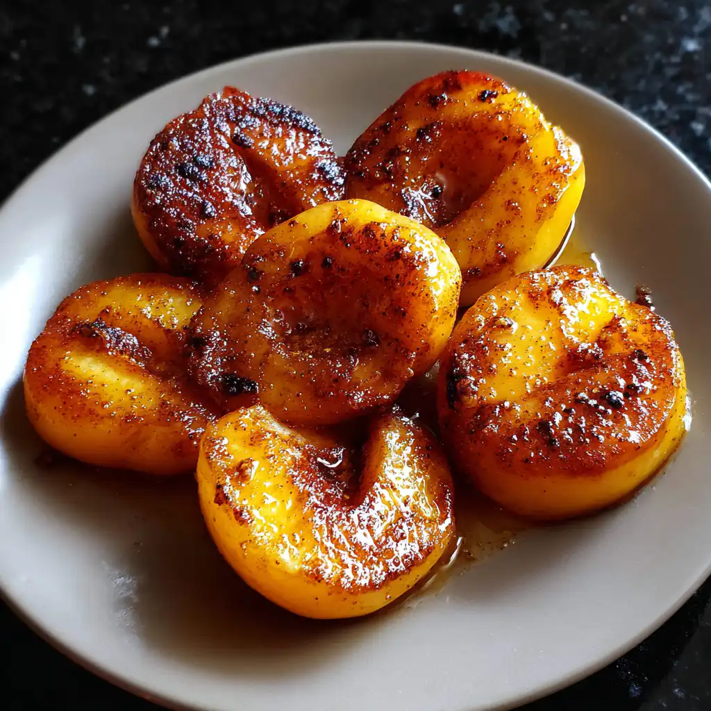 Pan Fried Peaches