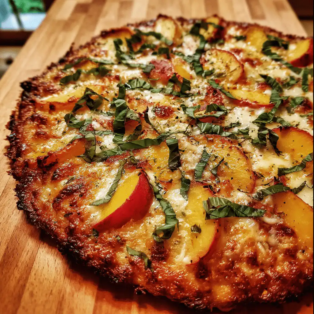 Peach Basil Pizza: A Unique Flavor Experience