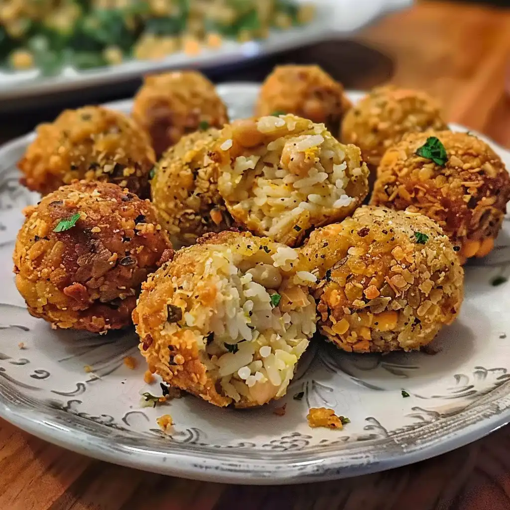 Baked Chickpea and Rice Balls: A Perfect Snack Recipe